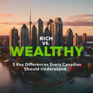 Financial differences between the rich and the wealthy